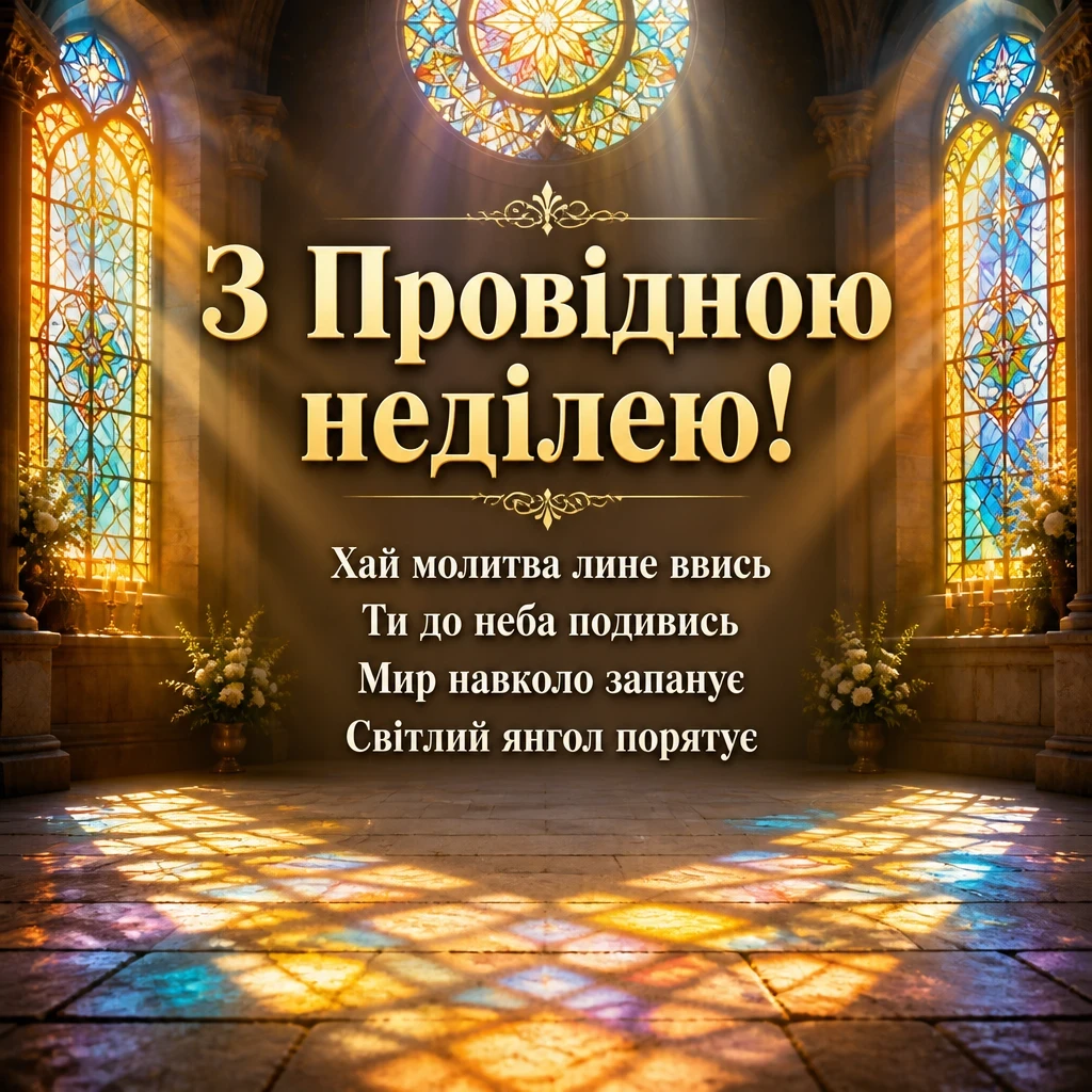 з провідною неділею привітання з провідною неділею привітання