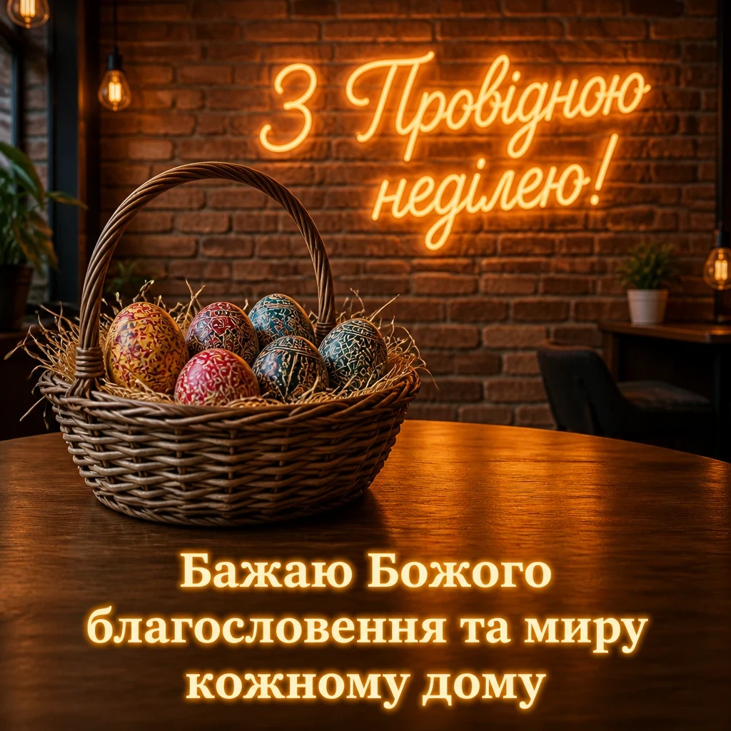 з провідною неділею привітання з провідною неділею привітання
