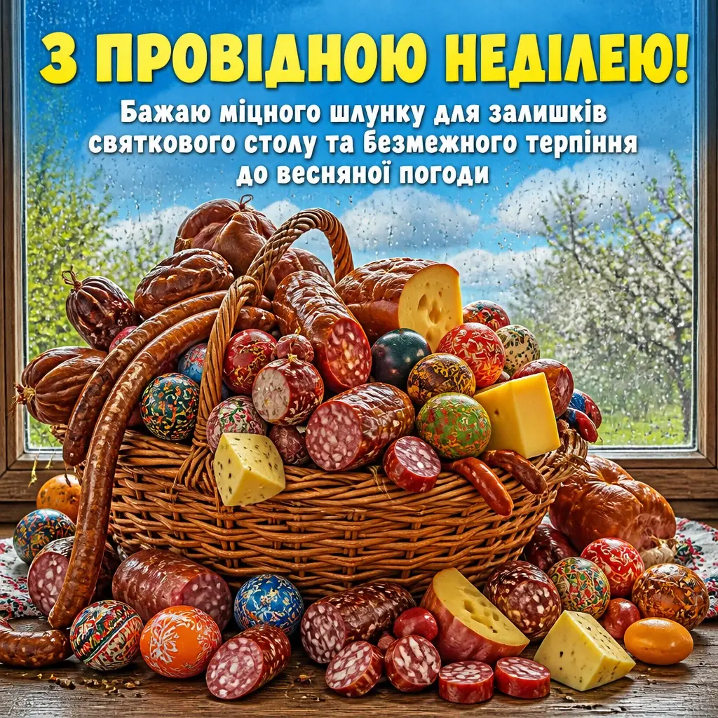 з провідною неділею привітання з провідною неділею привітання