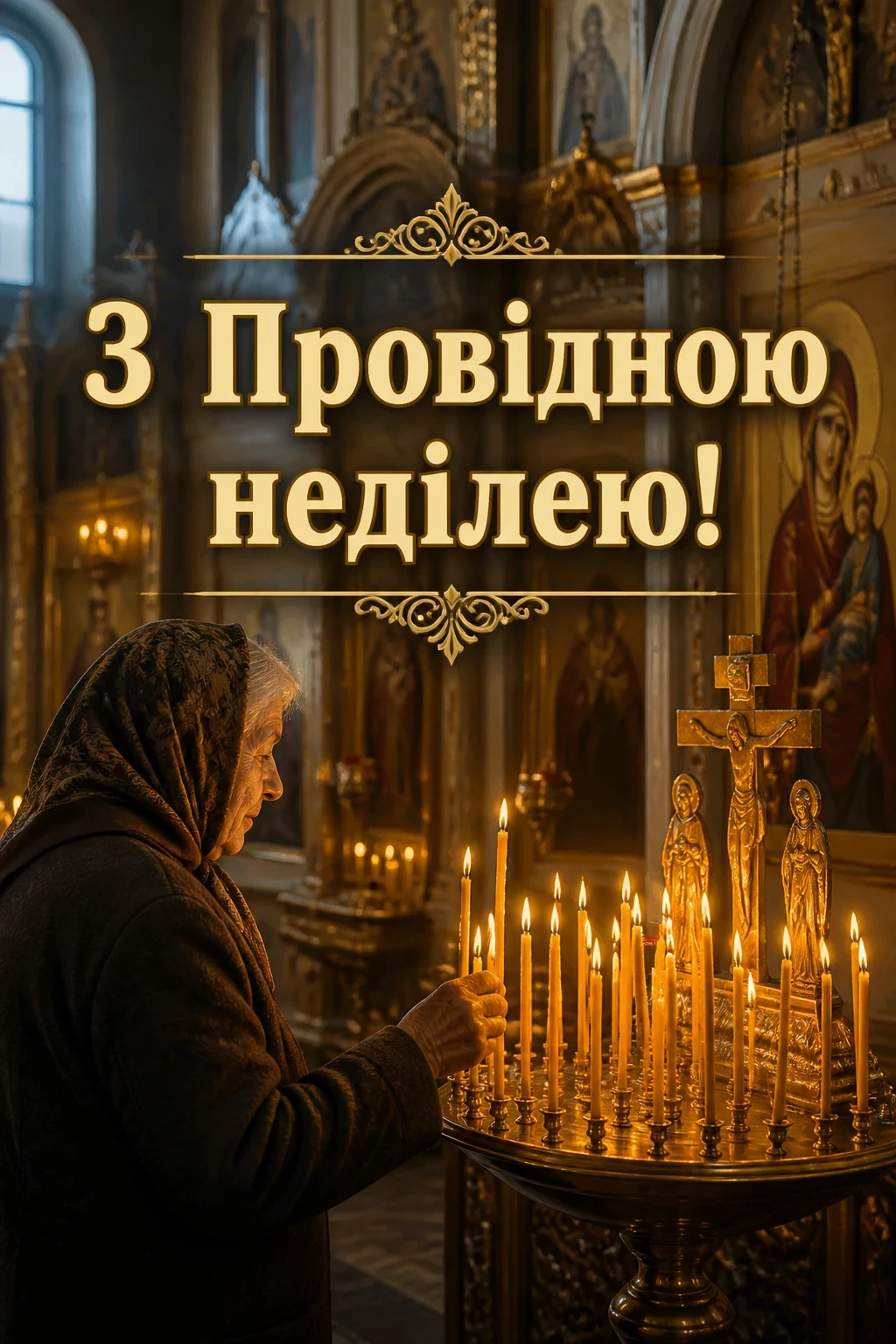 з провідною неділею привітання з провідною неділею привітання
