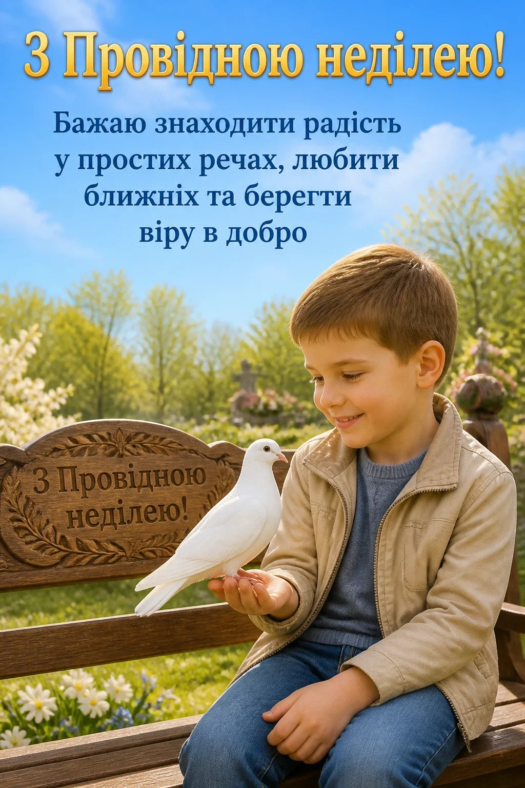з провідною неділею привітання з провідною неділею привітання