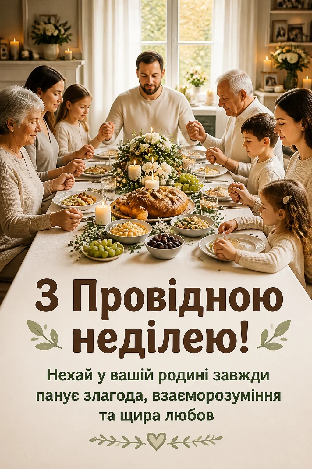 з провідною неділею привітання з провідною неділею привітання