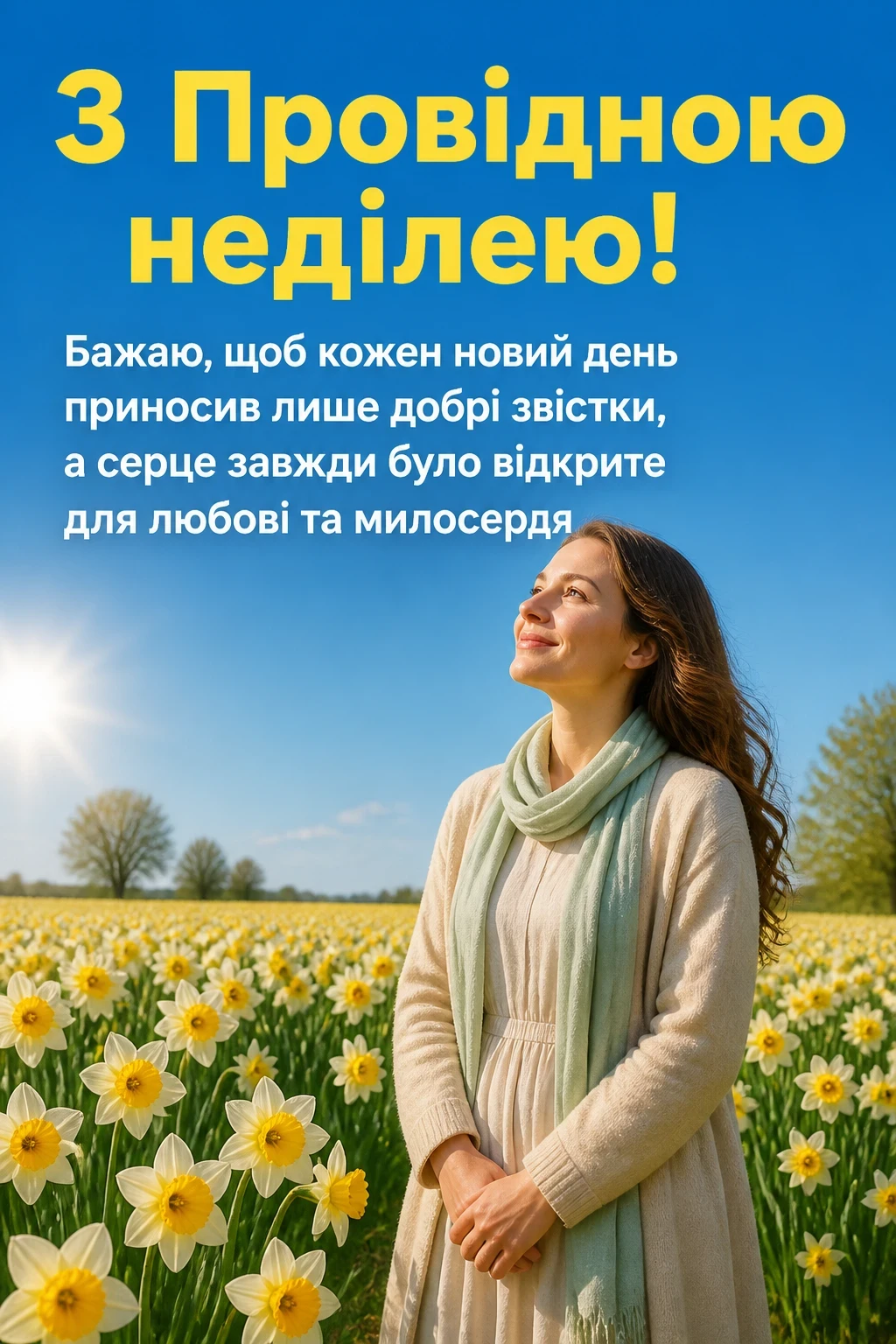 з провідною неділею привітання з провідною неділею привітання
