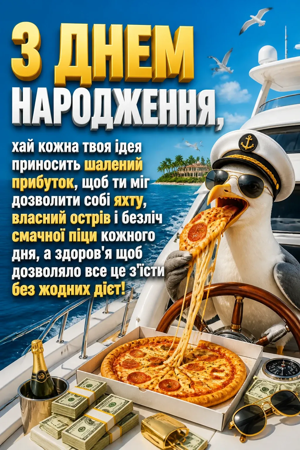 привітання з днем народження другу прикольні