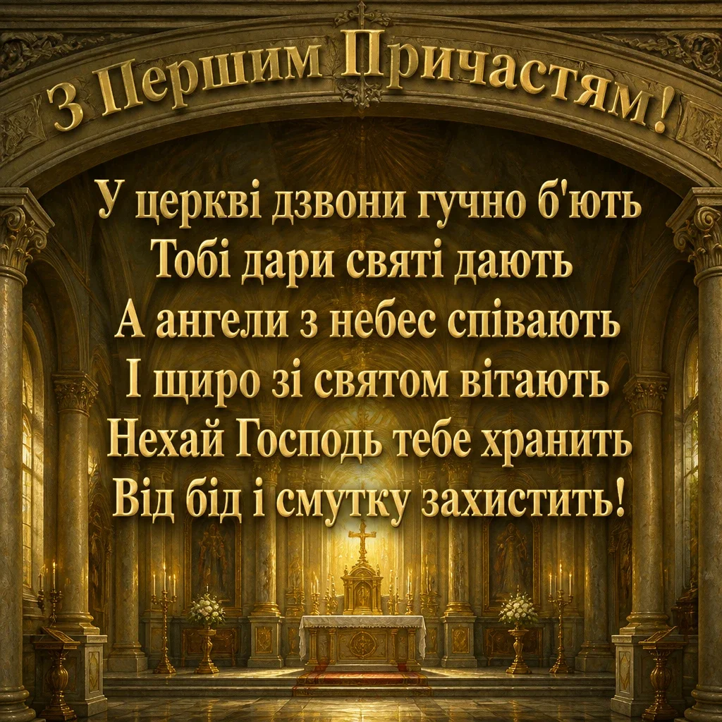 привітання з першим причастям вірші привітання з першим причастям вірші