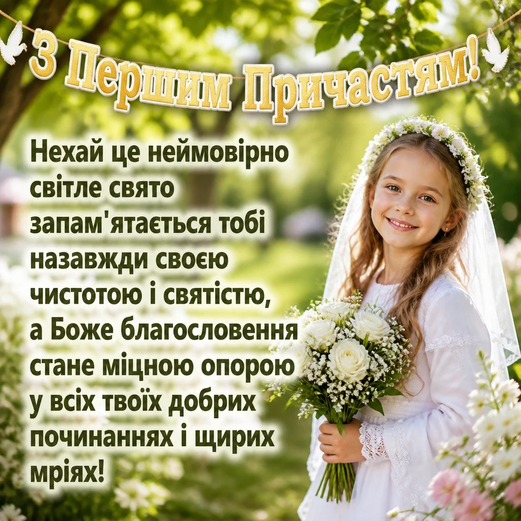 привітання з першим причастям вірші привітання з першим причастям вірші
