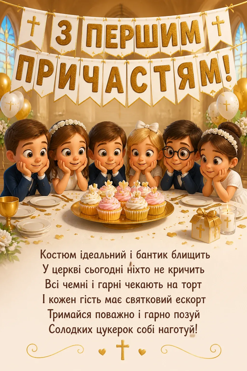 привітання з першим причастям вірші привітання з першим причастям вірші