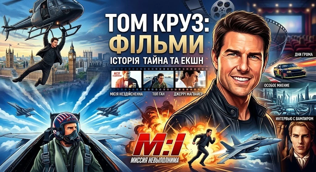 Усі знакові фільми Тома Круза з рейтингом і описом