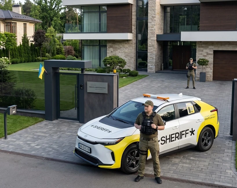 Охорона приватного будинку від SHERIFF: захист периметра, майна та сім’ї